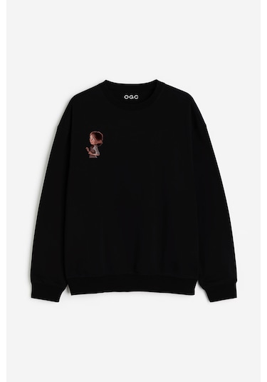 Ogc Carl & Ellie Kombin Sweatshirt Siyah