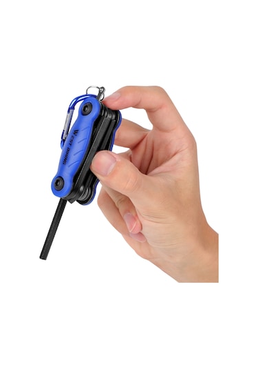 Yaozixa S2 Çelik 8'li Kloplu Bisiklet Tamir Aracı - Antirüzgar, Yüksek Sertlik, Taşınabilir, Sarı Çok Renkli