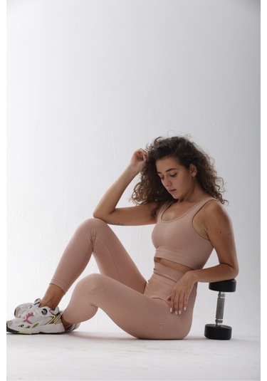 Seamless Pudra Toparlayıcı Sporcu Bra Pudra