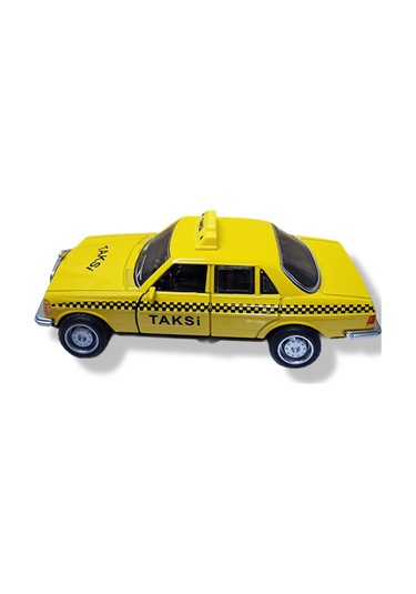 Metal Nostaljik Çek Bırak Taksi Model Araba Açılır Kapı Yumuşak Lastik 11 Cm