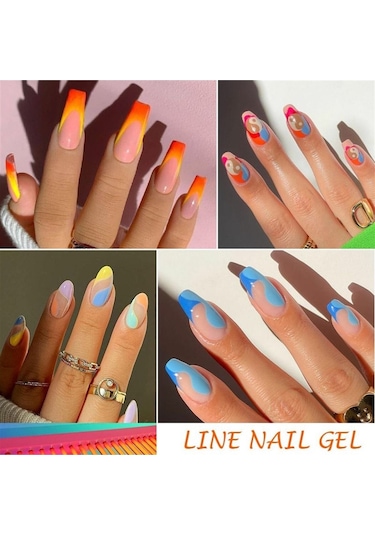 Lıly Cute Nail Art Dizayn Boya Fırçalı 5 Ml L-07