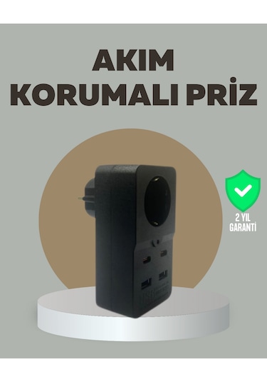 Cosmotex Akıllı Akım Dengelemeli Priz 2500w 4 Usb Type C Çıkışlı