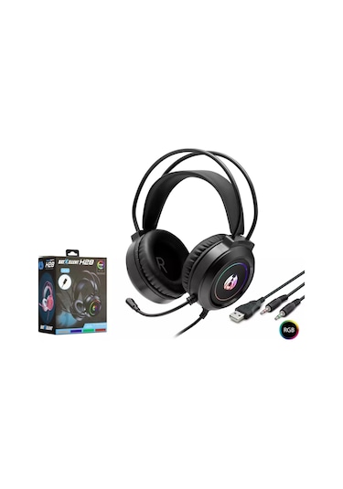 Hadron H28 Rgb Usb & Aux 3.5 Kulak Üstü Oyuncu Kulaklığı