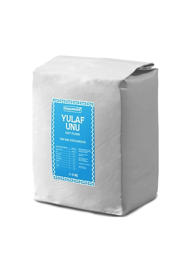 Kappadokia Pastörize, Tam Tane, Yulaf Unu 5 Kg