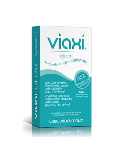 Viaxi Glide Kayganlaştırıcı Jel 5 ML 5'li