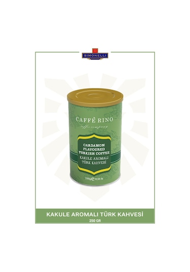 Caffe Rino Kakule Aromalı Türk Kahvesi 250 G