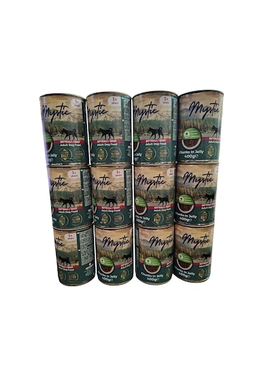 Mystic Köpek Konserve Biftekli 12 x 400 G