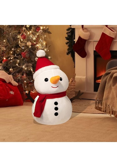 Suntek Yılbaşı Peluş Oyuncak Hediyeleri Yastık Oturma Odası Için Kardan Adam
