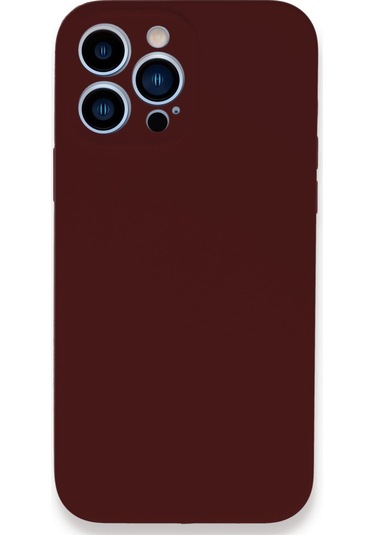 Newface Apple   Uyumlu  iPhone 13 Pro Max Kılıf Lansman Legant Silikon - Bordo