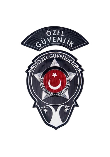 Özel Güvenlik Arması 3 Boyutlu Plastik-3677