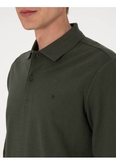 Pierre Cardin Erkek Koyu Yeşil Sweatshirt 50314048-vr079 Koyu Yeşil
