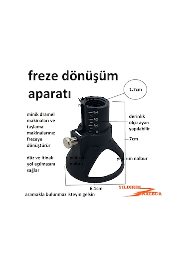 Mini Hobi Taşlama Dramel Frezeye Dönüştürücü Ahşap Yol Açma Apara