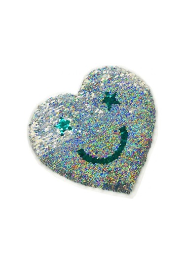 Suntek Aşk Kalbi - Aplike Renk Değiştiren Yama Üzerine Payet Dikmek Nakışlı El Sanatları