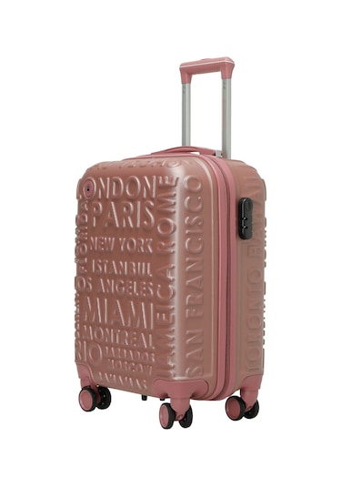 Lumberjack Lugano -k Abs 5fx Pudra Unisex Küçük Boy Valiz 000000000101972755 Pembe