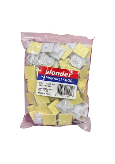 Ennalbur Wonder 25x25 Yapışkan Kroşe 100 Adet
