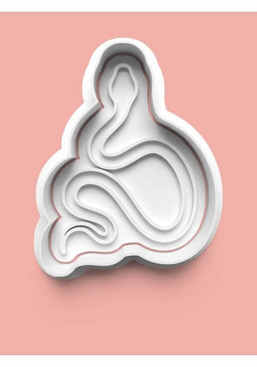 Yılan Kurabiye Kalıbı Ve Şeker Hamuru Kalıbı 4'lü Set