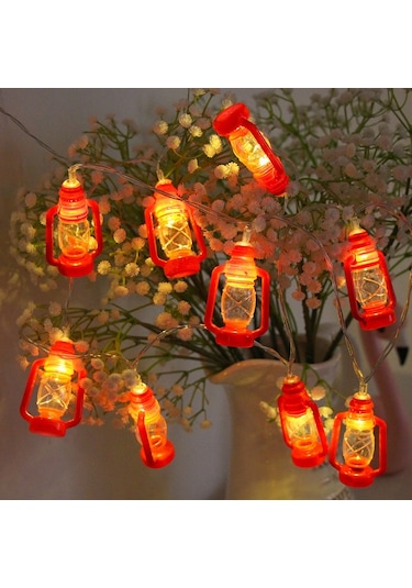 Sones 3m 20 Led Usb Güç Retro Gaz Lambası Led Işıklar Dizisi Yatak Odası Dekorasyonu Sıcak Beyaz Işık Diğer