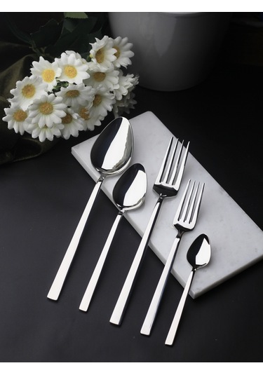 Mercan 12 Kişilik 60 Parça Çatal Kaşık Takımı Metal