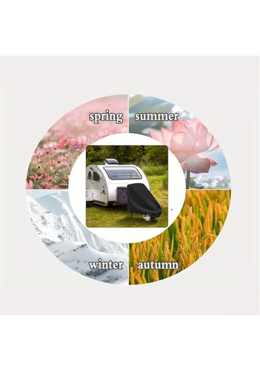 Shineyee Karavan Çekme Kancası Kılıfı - Su Geçirmez, Toz Ve Kar Koruma, 600d Oxford Kumaş, Ayarlanabilir Kayış