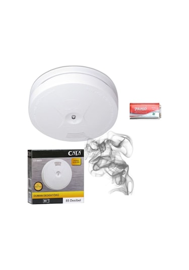 Cata CT-9451 Duman Dedektörü + Panko 9V Pil