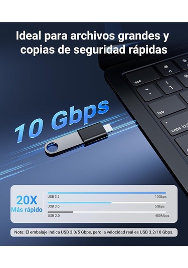 Usb-c To Usb 3.0 Adaptör 2 Li Set Kompakt Siyah Dönüştürücü Yüksek Performanslı Pratik Seti