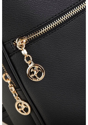 Nas Bag Kadın Sırt Çantası Siyah Mercan Siyah