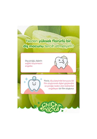Kundal Chicka Smile Kids Toothpaste Shine Muscat