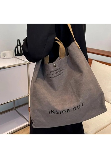 Geeksen Kadınlar İçin Çok Amaçlı Kanvas Çanta - Omuz Ve Çapraz Taşıma Haki