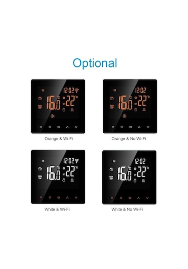 Tongxida Akıllı Termostat - Wifi, Haftalık Program, Dondan Koruma,