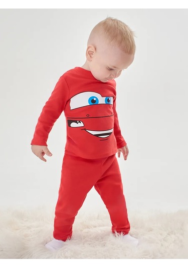 Mami-kids Uzun Kollu Yenidoğan Bebek Pijaması 351301715 Kırmızı