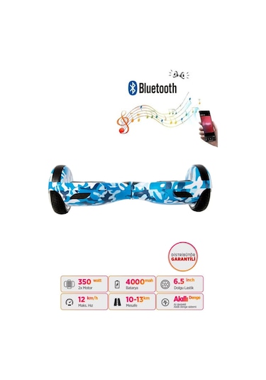 Citymate Hoverboard 6.5 inch Elektrikli Kaykay Scooter Bluetooth Hoparlörlü D03