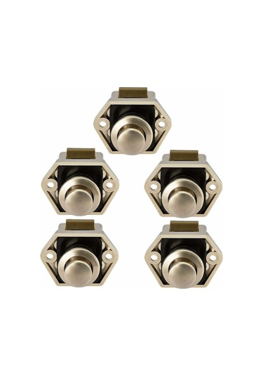 Karavan Karavan Motorlu Ev İçin 5 Parçalı Nikel Zemin Kelepçeli Kapı Kilidi B