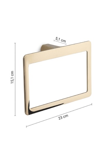 Pirenei Havluluk, Yuvarlak, 23 Cm - Altın