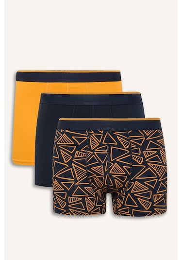 DeFacto Regular Fit Baskılı 3'lü Boxer T4929AZ25SPNV135