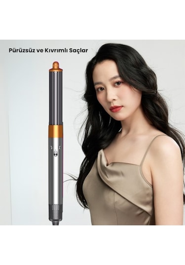 Jhy Hair Styler X9 Saç Şekillendirme Seti Gri