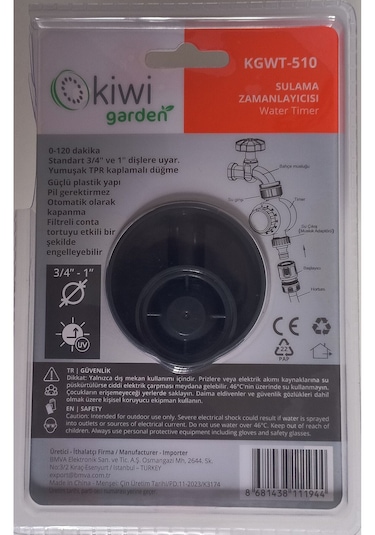 Kiwi Garden Sulama Zamanlayıcısı Kgwt-510