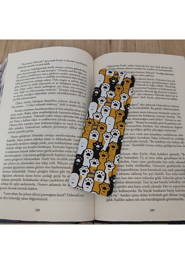 Kitap Ayracı - Sevimli Kedi Patileri
