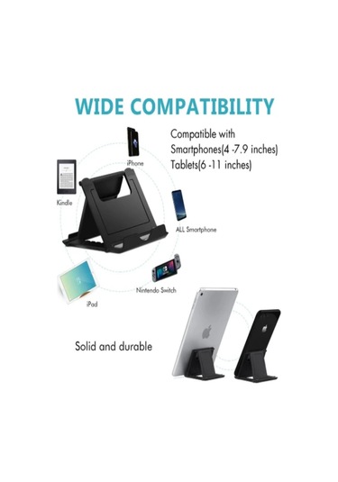 Masaüstü Telefon / Tablet Standı Tutacağı Taşınabilir Ayarlanabilir Stant Karışık Renk Gönderilir