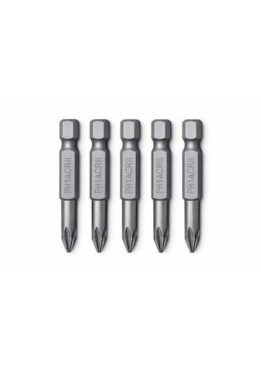Profesyonel Ph1 50 Mm Tornavida Ucu Acr Teknolojili 5 Adet