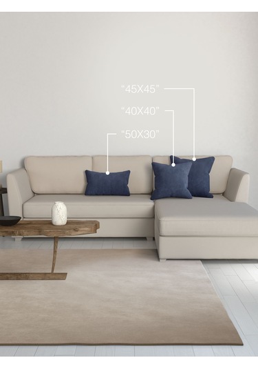 Br Perle Home Daily Series Uzay Mavisi Rengi Kırlent Yastık Kılıfı Uzay Mavisi