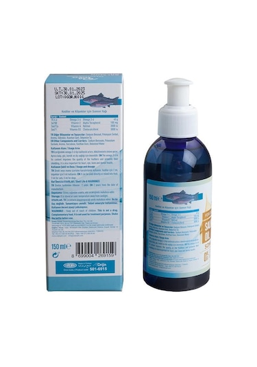 Polo Kedi Köpek İçin Somon Yağı 150 ML