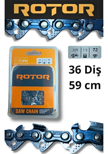 Rotor 325 1.5 72 36 Diş Motorlu Testere Zinciri