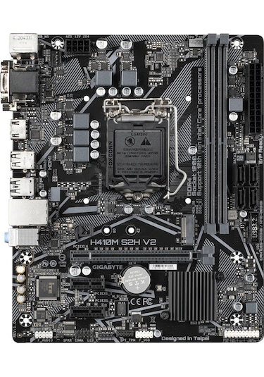 Gigabyte H410M S2H V2 Intel H470 64 GB 2666 Mhz DDR4 1200 mATX Anakart