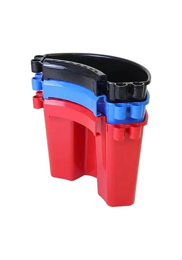 Mufunye Araç Temizlik Aleti: Askı Desenli Plastik Çöpçü Kova, Fırça Depolama Ve Su Akış Deligi İle Ev Ve Araç Temizliği