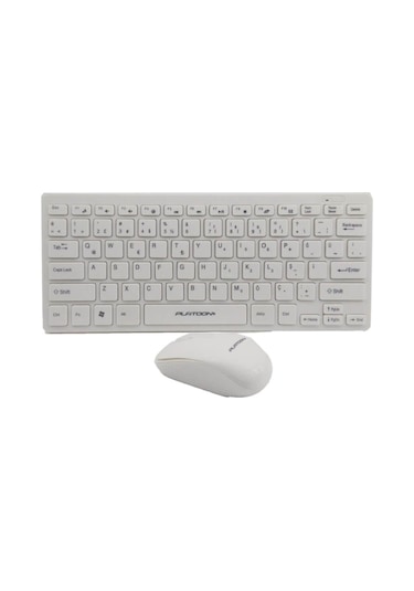 Platoon PL-395 Mini Kablosuz Q Klavye Mouse Set