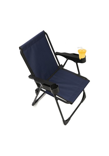Silva Kamp Sandalyesi Bardaklıklı - Lacivert