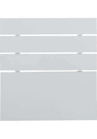 Pasifichome Huga Tek Kişilik Beyaz Yatak Başlık 90 Cm / 90 Cm Baza Başlık