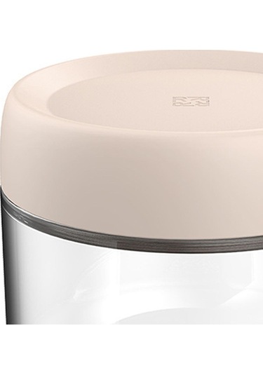 Gıda Sınıfı Cam Sızdırmazlık Kavanoz Neme Dayanıklı Geniş Ağızlı Sızdırmaz Kapak Oluk Tasarımı İstiflenebilir Kavanoz Ev Gereçleri Beyaz