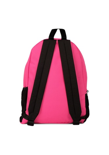 Pembe Önü Nakışlı Laptop Bölmeli Unisex Sırt Çantası Okul Çantası Back To School pembe