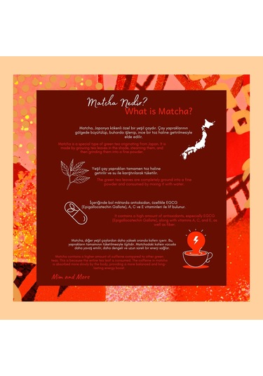 Mim and More Salted Caramel Matcha Tuzlu Karamelli Matcha 100 G